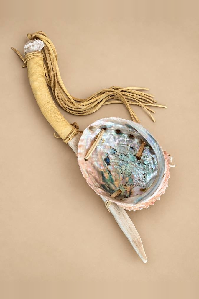 Abalone Sage Wand
