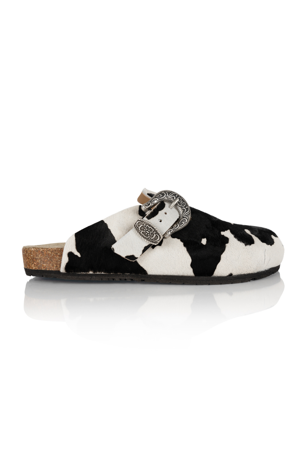Mens Greg Show in Black and White Cow