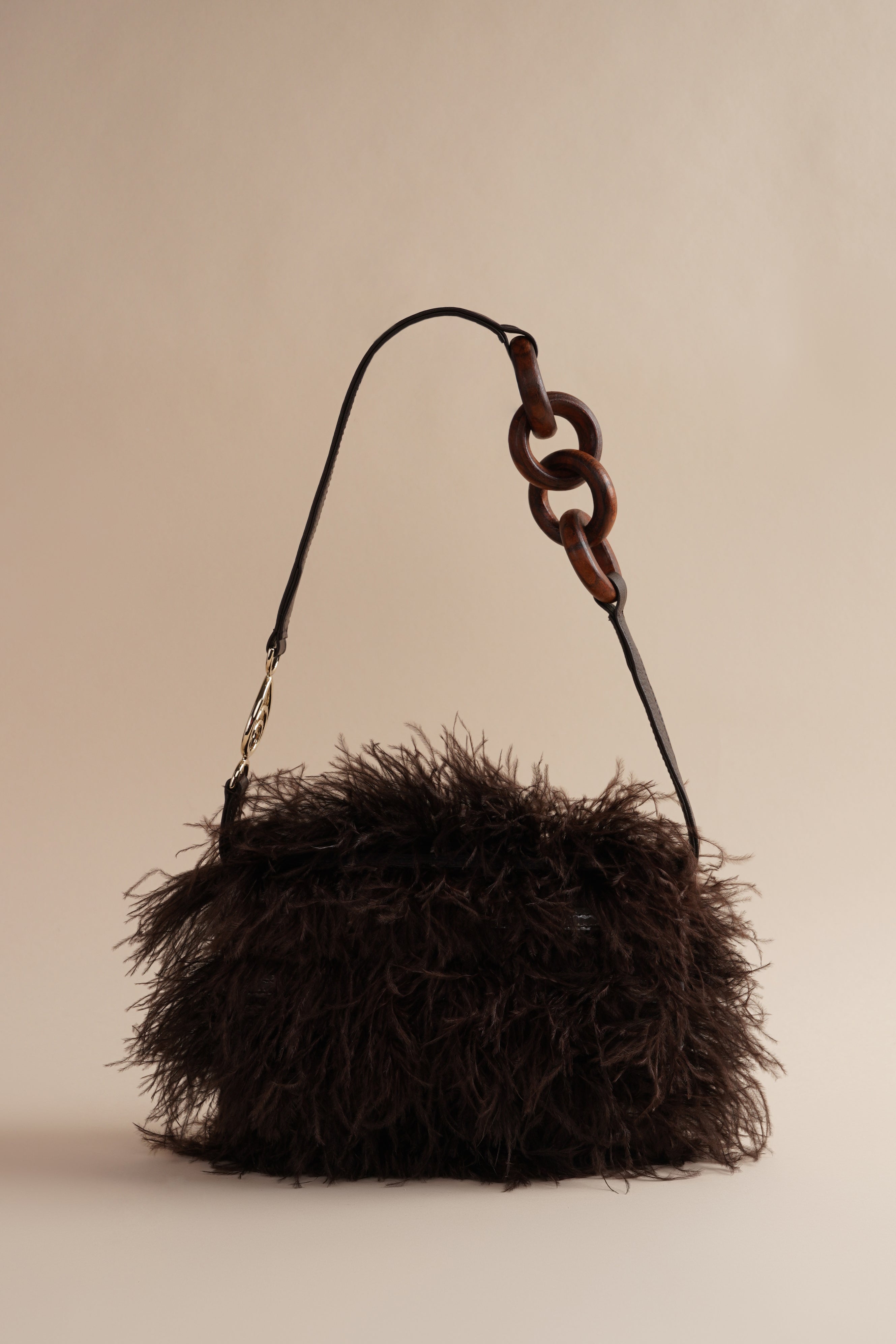 Lijadu Bird Bag in Espresso and Leone